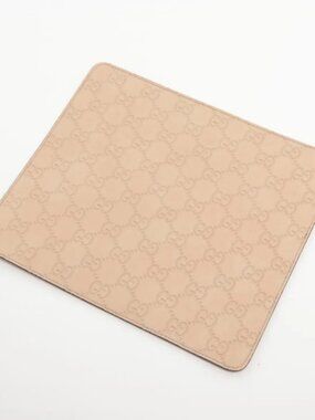 Gucci Guccissima Leather Mouse Pad Beige